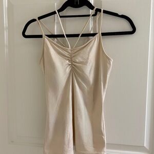 Boston Proper XXS Nude Beige Strappy Camisole Tank Top